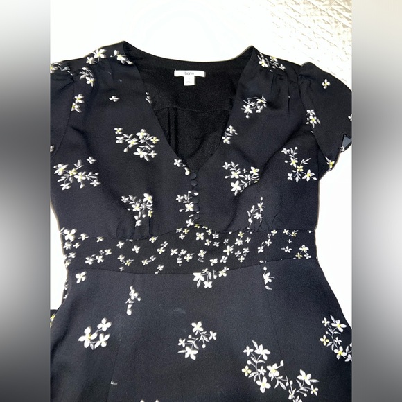 Bar III black floral maxi dress SZ S - Picture 3 of 12